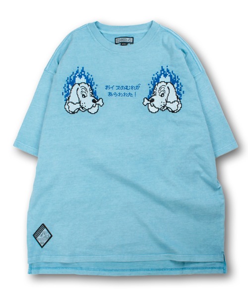 GALFY(ガルフィー)の「【GALFY/ガルフィー】ガルクエTee(Tシャツ/カットソー・メンズ・ホワイト/ライトブルー/スミクロ・L/XL)」の8枚目の写真