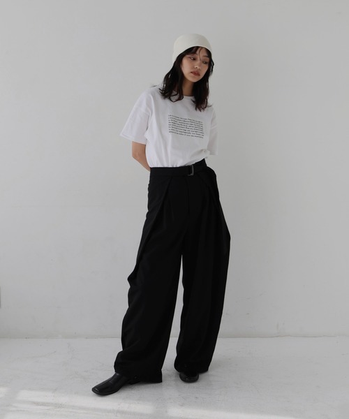 hellam(へラム)の「サマーニットビーニー(ニットキャップ/ビーニー・レディース・オフホワイト/ブラック/チャコール・FREE)」の22枚目の写真