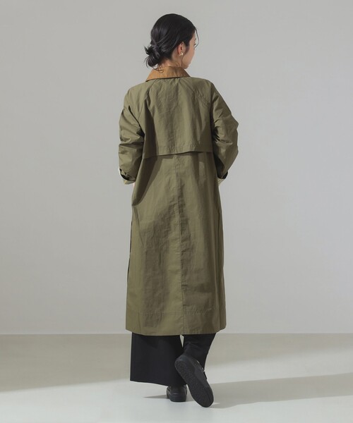美品 Barbour バーレー コットンコート グリーン Barbour バブアー コート レディース バーレー LADIES