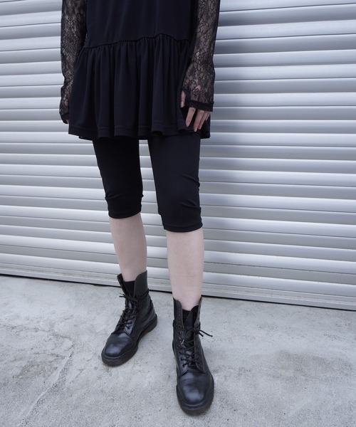 G.V.G.V.(ジーヴィージーヴィー)の「BELOW THE KNEE LEGGINGS(レギンス/スパッツ・レディース・ホワイト/ブラック・ONE SIZE)」の2枚目の写真