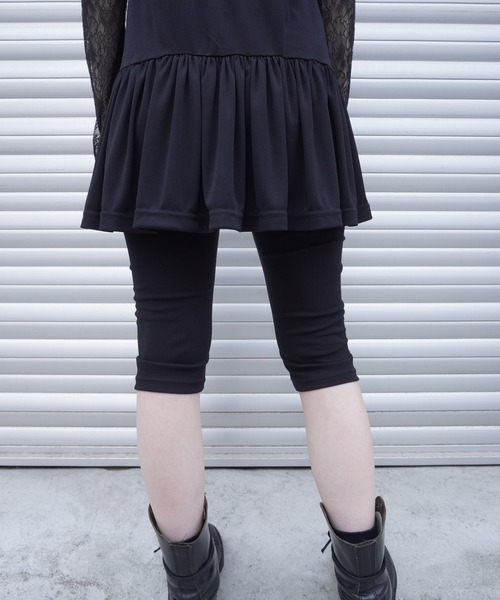 G.V.G.V.(ジーヴィージーヴィー)の「BELOW THE KNEE LEGGINGS(レギンス/スパッツ・レディース・ホワイト/ブラック・ONE SIZE)」の4枚目の写真