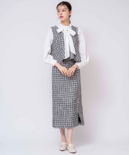 Noela（ノエラ）の「アソートボウタイブラウス（シャツ/ブラウス・レディース・ブラック/オフホワイト/サックスブルー/その他1・フリー）」の20枚目の写真