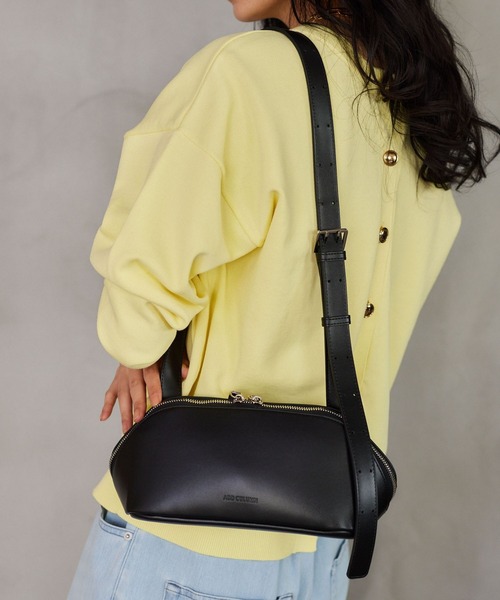 ADD CULUMN（アドカラム）の「BARNYARDSTORM / 【ADDCULUMN / アドカラム】 / FIGRE ボディBAG（ショルダーバッグ・レディース・ホワイト/ブラック・FREE）」の2枚目の写真