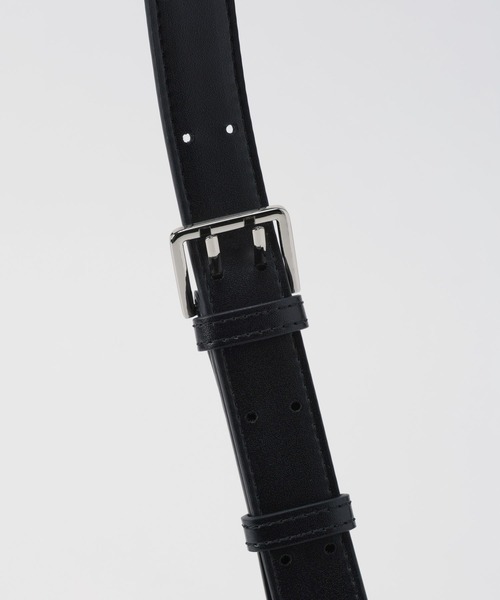 ADD CULUMN（アドカラム）の「BARNYARDSTORM / 【ADDCULUMN / アドカラム】 / FIGRE ボディBAG（ショルダーバッグ・レディース・ホワイト/ブラック・FREE）」の11枚目の写真