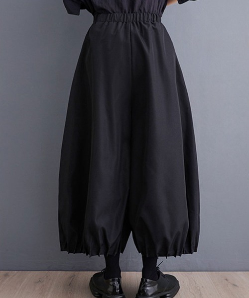 SallyLunn(サリーラン)の「ワイドガウチョパンツ(その他パンツ・レディース・グレー/ブラック・FREE)」の6枚目の写真