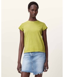 ANNA CREW NECK SHORT SLEEVE T-SHIRT | ANNA クルー ネック 半袖 Tシャツ
