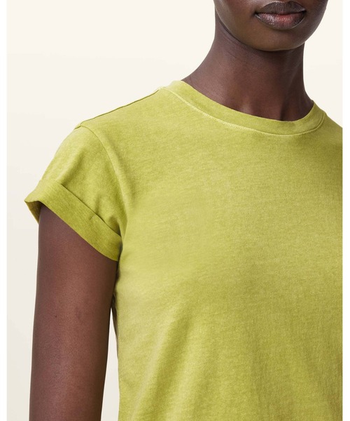 ALLSAINTS(オールセインツ)の「ANNA CREW NECK SHORT SLEEVE T-SHIRT | ANNA クルー ネック 半袖 Tシャツ(Tシャツ/カットソー・レディース・グリーン系その他・XS/M/S)」の2枚目の写真