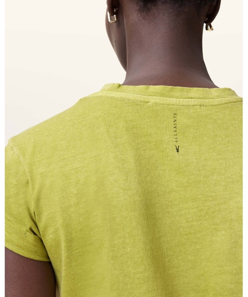 ALLSAINTS(オールセインツ)の「ANNA CREW NECK SHORT SLEEVE T-SHIRT | ANNA クルー ネック 半袖 Tシャツ(Tシャツ/カットソー・レディース・グリーン系その他・XS/M/S)」の4枚目の写真