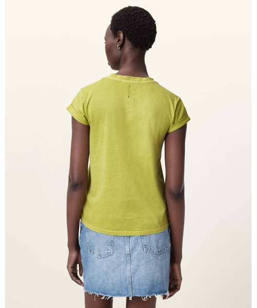 ALLSAINTS(オールセインツ)の「ANNA CREW NECK SHORT SLEEVE T-SHIRT | ANNA クルー ネック 半袖 Tシャツ(Tシャツ/カットソー・レディース・グリーン系その他・XS/M/S)」の5枚目の写真