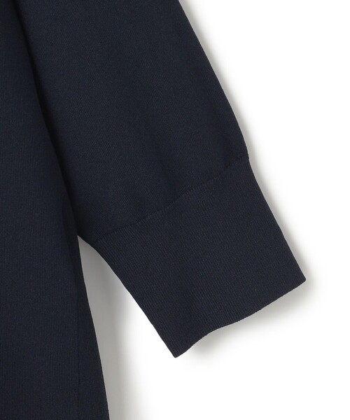 23区 L(ニジュウサンクオオキイサイズ)の「【洗える】レーヨンポリエステルストレッチ シャツコンビ ニット(ニット/セーター・レディース・ダークグリーン系/ネイビー系/ベージュ系・44/46/48)」の11枚目の写真