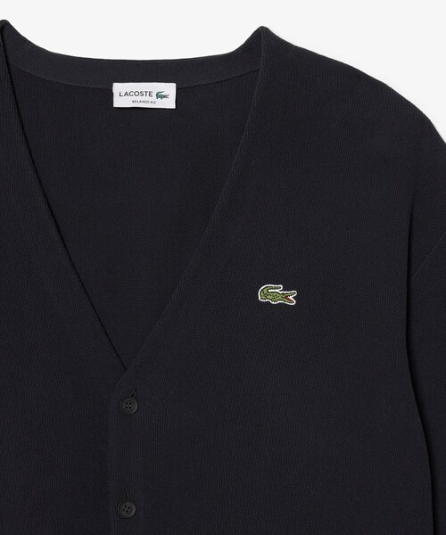 LACOSTE(ラコステ)の「リブニットステッチコットンニットカーディガン(カーディガン/ボレロ・メンズ・ライトブルー/ブラック/オフホワイト・2/4/3/5)」の18枚目の写真