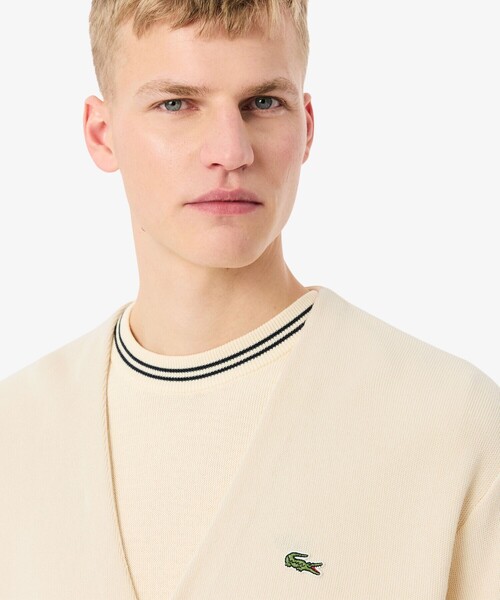 LACOSTE(ラコステ)の「リブニットステッチコットンニットカーディガン(カーディガン/ボレロ・メンズ・ライトブルー/ブラック/オフホワイト・2/4/3/5)」の21枚目の写真