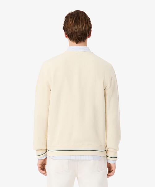 LACOSTE(ラコステ)の「リブニットステッチコットンニットカーディガン(カーディガン/ボレロ・メンズ・ライトブルー/ブラック/オフホワイト・2/4/3/5)」の9枚目の写真