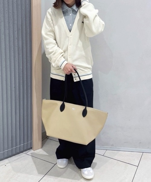 LACOSTE（ラコステ）の「リブニットステッチコットンニットカーディガン（カーディガン/ボレロ・メンズ・ライトブルー/ブラック/オフホワイト・2/4/3/5）」の19枚目の写真