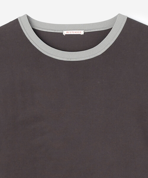 RYE TENDER（ライテンダー）の「RYE TENDER | 〈別注〉リンガーニットTシャツ MEN（ニット/セーター・メンズ・ホワイト/グレー/ブラック・2/1）」の14枚目の写真