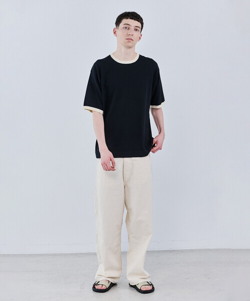 22SS lechoppe別注blurhms リンガースウェットＴ 22SS lechoppe レショップ別注blurhms リンガースウェットT