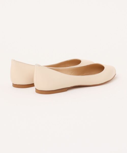 FABIO RUSCONI（ファビオルスコーニ）の「【FABIO RUSCONI/ファビオルスコーニ】ポインテッドトゥ レザー フラット パンプス（パンプス・レディース・シルバー/ブラック/アイボリー・36/37/38/39）」の5枚目の写真