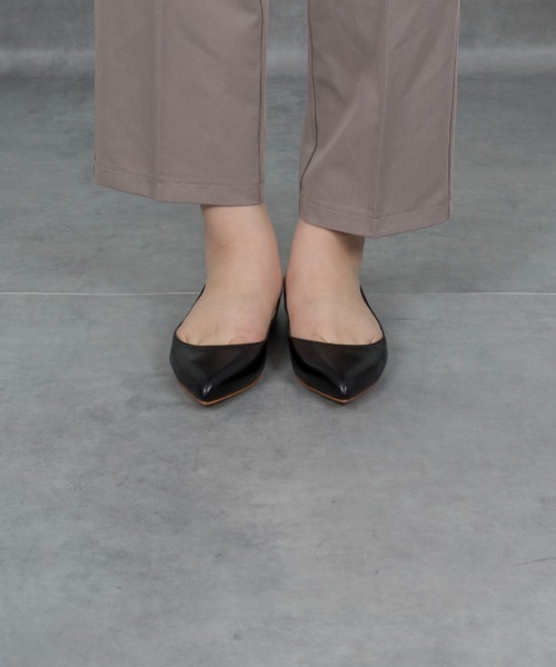 FABIO RUSCONI（ファビオルスコーニ）の「【FABIO RUSCONI/ファビオルスコーニ】ポインテッドトゥ レザー フラット パンプス（パンプス・レディース・シルバー/ブラック/アイボリー・36/37/38/39）」の10枚目の写真