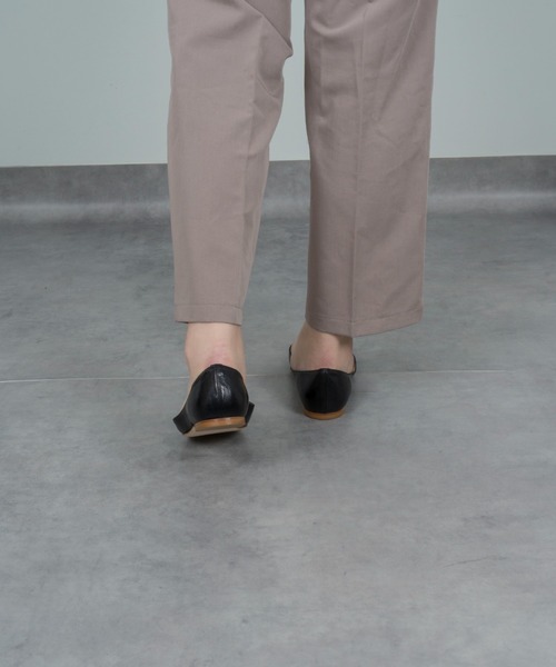 FABIO RUSCONI（ファビオルスコーニ）の「【FABIO RUSCONI/ファビオルスコーニ】ポインテッドトゥ レザー フラット パンプス（パンプス・レディース・シルバー/ブラック/アイボリー・36/37/38/39）」の12枚目の写真