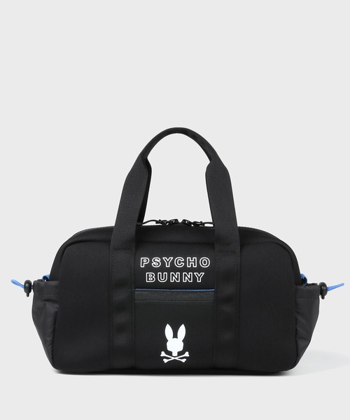 Psycho Bunny カラフルロゴバッグ　新品　ネイビー Psycho Bunny｜[GOLF]カラフルロゴパターン ミニボストンバッグ