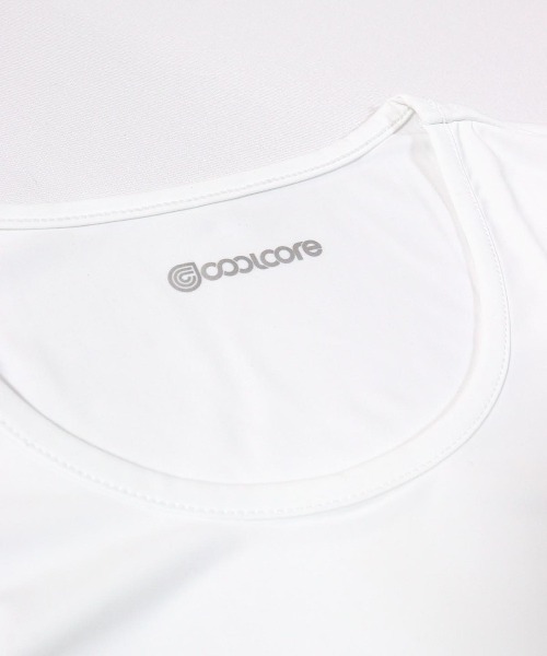 archivio(アルチビオ)の「【メンズ】冷却素材クルーネックインナー(Tシャツ/カットソー・メンズ・ホワイト/ブラック・L/M/LL)」の7枚目の写真