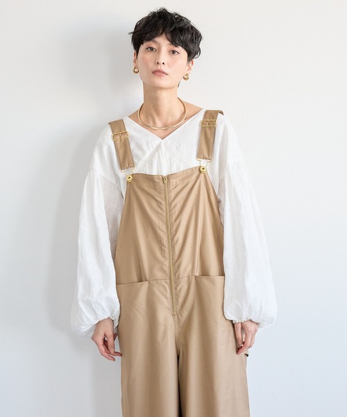 BARNYARDSTORM（バンヤードストーム）の「BARNYARDSTORM /  ボリュームリネンブラウス（シャツ/ブラウス・レディース・ブラック/ホワイト・S/M）」の21枚目の写真