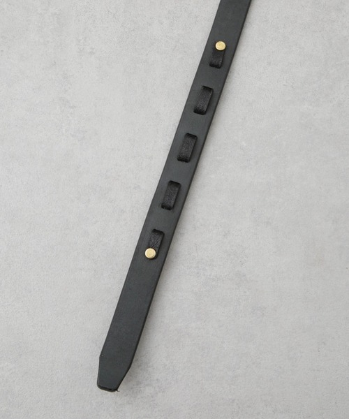 NANO universe（ナノユニバース）の「TORY LEATHER/1"Mini Hoof Pick Belt（ベルト・メンズ・ブラック・34/32）」の7枚目の写真