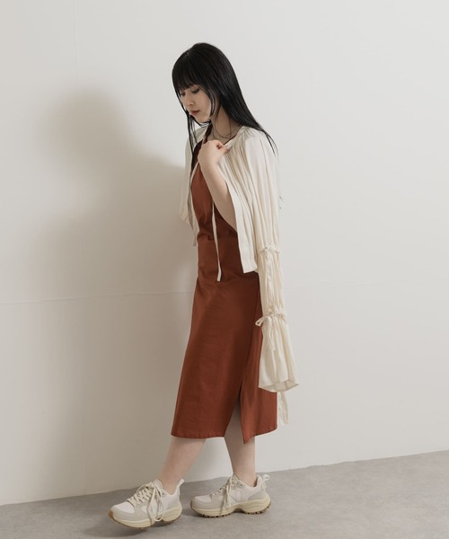 ニット セーター 「別注」MIDIUMISOLID×TGM　back open neck one-piece レディース 別注』MIDIUMISOLID×TGM back open neck one-piece（ニット