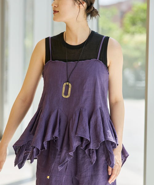 IENA LA BOUCLE リネンフリルサロペット 新品未使用タグ付き 予約上限UP】リネンフリルサロペットの発売日について｜IENA