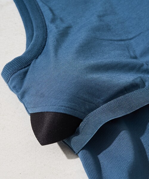 FREAK'S STORE（フリークスストア）の「限定展開　カップ付き アメスリ リブ タンクトップ（タンクトップ・レディース・ブルー/グリーン/オレンジ/ブラック/ライトグレー/ナチュラル/オフホワイト・ﾌﾘ-）」の11枚目の写真