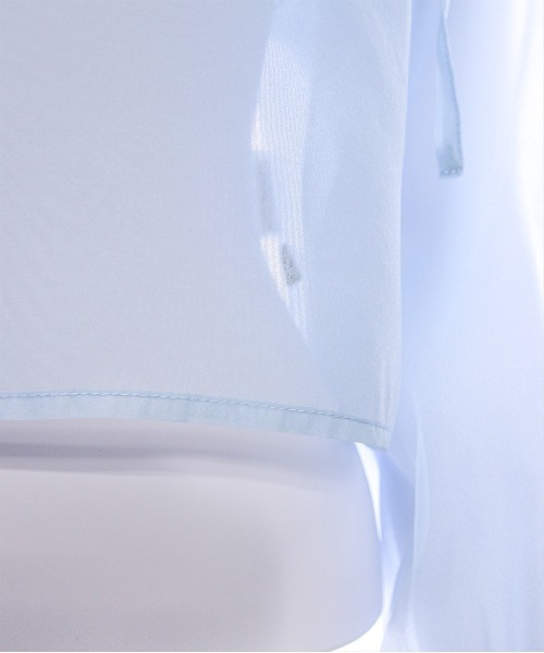 clear（クリア）の「リボン付きショート丈シアーシャツ[大人 ガーリー リボン 冷房対策]（シャツ/ブラウス・レディース・ライトグレー/ライトベージュ/ブルーグレー/オフホワイト・F）」の16枚目の写真