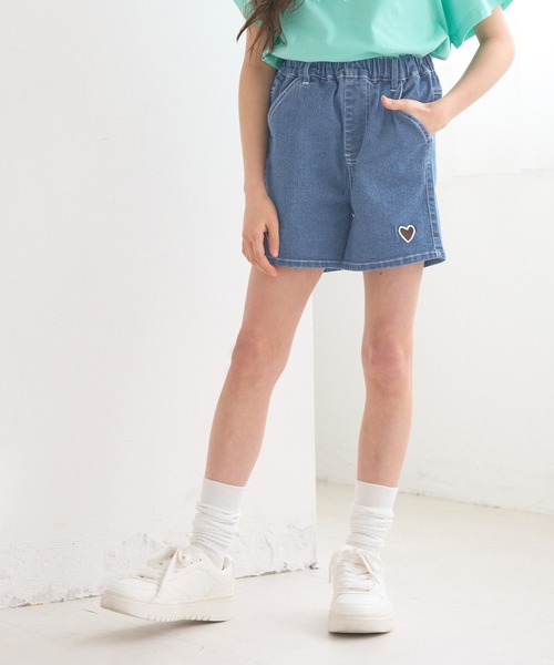 まとめ売りフタフタ ハートデニム ショートパンツ futafuta - バースデイ フタフタ ハート デニム ショートパンツ