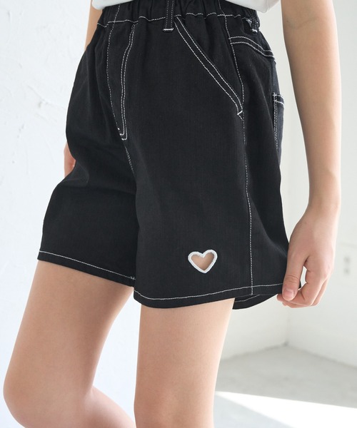 まとめ売りフタフタ ハートデニム ショートパンツ futafuta - バースデイ フタフタ ハート デニム ショートパンツ