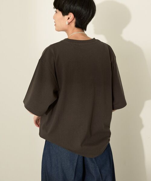 AMERICAN HOLIC（アメリカンホリック）の「バイオウォッシュ加工ロゴTシャツ（Tシャツ/カットソー・レディース・ブルー/ブラック/レッド・FREE）」の14枚目の写真