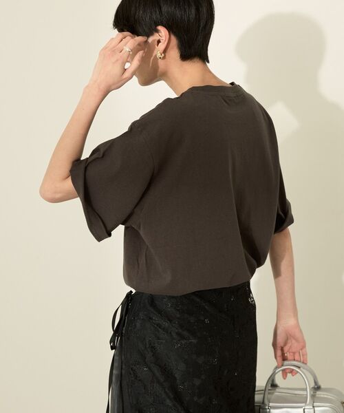 AMERICAN HOLIC（アメリカンホリック）の「バイオウォッシュ加工ロゴTシャツ（Tシャツ/カットソー・レディース・ブルー/ブラック/レッド・FREE）」の21枚目の写真