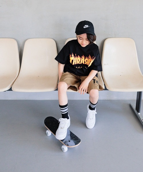 blind skateboards ハーフパンツ THRASHER(スラッシャー)】別注スケーターハーフパンツ(KIDS