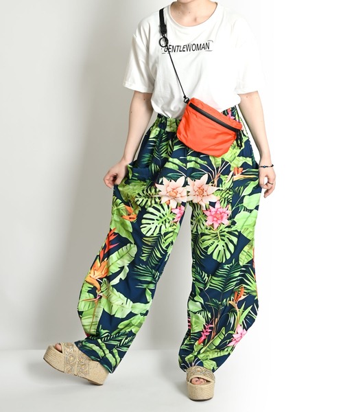 セール】ワイドパンツ メンズ レディース 春夏 サルエルパンツ