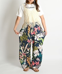 MARAI（マーライ）の「ワイドパンツ メンズ レディース 春夏 サルエルパンツ 柄 総柄（その他パンツ）」