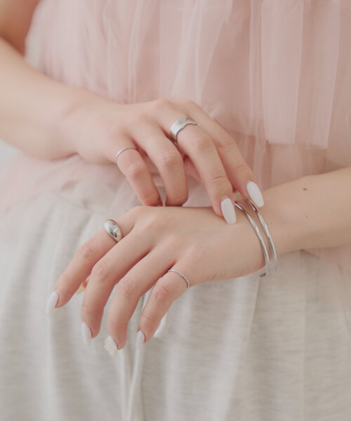 Chico（チコ）の「【4点セット】ニュアンスリング（リング・レディース・シルバー/ゴールド・FREE）」の4枚目の写真