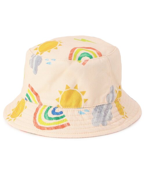 BIT'Z（ビッツ）の「夏っぽい総柄リバーシブルハット（ハット・キッズ・キナリ/オレンジ/カーキ・48/50/52/54）」の6枚目の写真