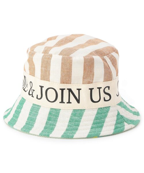 BIT'Z（ビッツ）の「夏っぽい総柄リバーシブルハット（ハット・キッズ・キナリ/オレンジ/カーキ・48/50/52/54）」の7枚目の写真