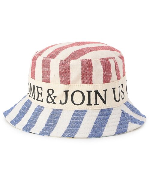 BIT'Z（ビッツ）の「夏っぽい総柄リバーシブルハット（ハット・キッズ・キナリ/オレンジ/カーキ・48/50/52/54）」の8枚目の写真