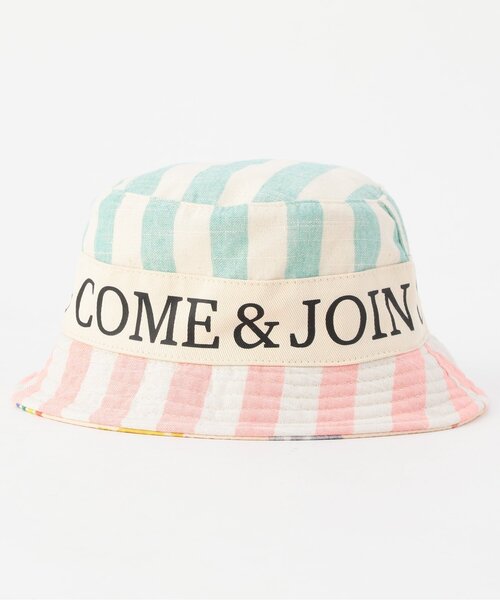 BIT'Z（ビッツ）の「夏っぽい総柄リバーシブルハット（ハット・キッズ・キナリ/オレンジ/カーキ・48/50/52/54）」の12枚目の写真