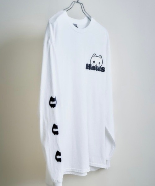 Hauls（ハウルズ）の「1st リバイバルBIGロンTEE（Tシャツ/カットソー・レディース・ブラック/サックスブルー/ホワイト/ピンク/ブルー系その他・F）」の11枚目の写真