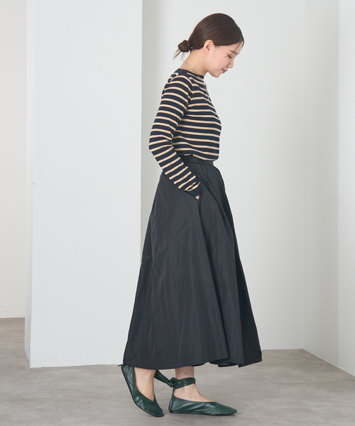 追加》タフタフレアスカート（スカート）｜IENA（イエナ）の