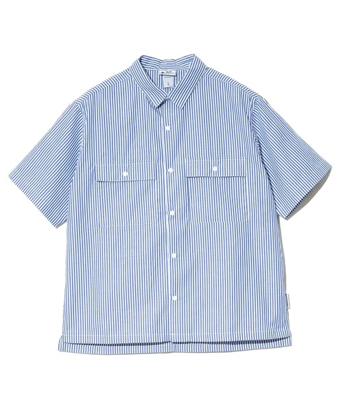 gym master（ジムマスター）の「gym master/ジムマスター　2WAY スナップボタン S/Sシャツ（シャツ/ブラウス・メンズ・ネイビー/イエロー/ブラック/グリーン・X-LARGE/LARGE/MEDIUM）」の4枚目の写真