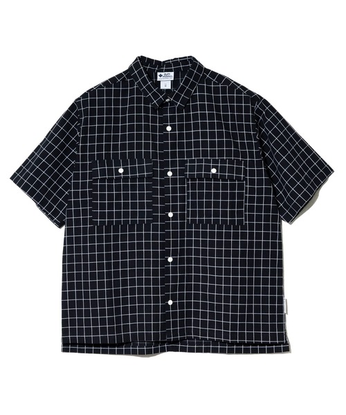 gym master（ジムマスター）の「gym master/ジムマスター　2WAY スナップボタン S/Sシャツ（シャツ/ブラウス・メンズ・ネイビー/イエロー/ブラック/グリーン・X-LARGE/LARGE/MEDIUM）」の2枚目の写真