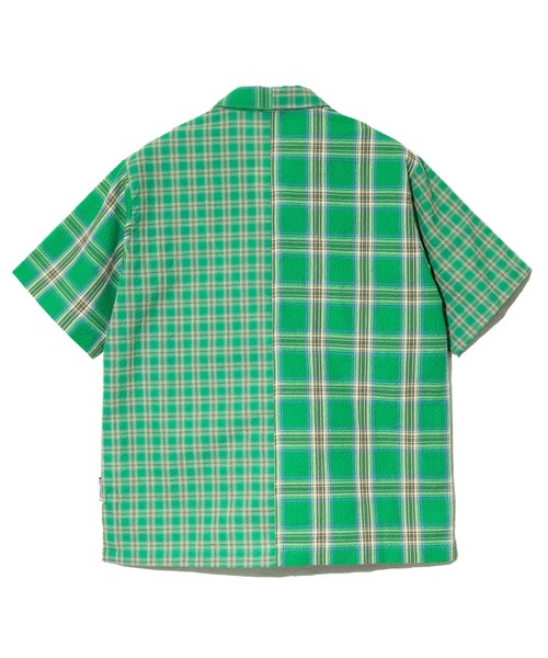 gym master（ジムマスター）の「gym master/ジムマスター　2WAY スナップボタン S/Sシャツ（シャツ/ブラウス・メンズ・ネイビー/イエロー/ブラック/グリーン・X-LARGE/LARGE/MEDIUM）」の8枚目の写真