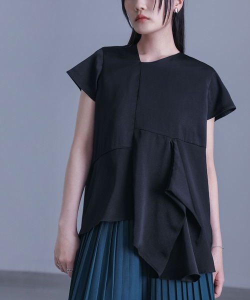 "Ashimed Replay" French sleeve blouse — блузка с французским рукавом