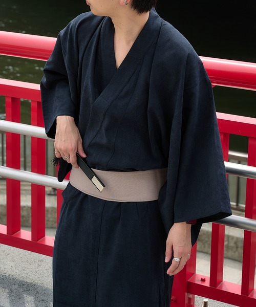 epnok（エプノック）の「浴衣2点セット【浴衣＋帯】（浴衣・メンズ・ブラック/ブラウン/ブラック系その他/ブルー系その他・SMALL/MEDIUM/LARGE）」の11枚目の写真